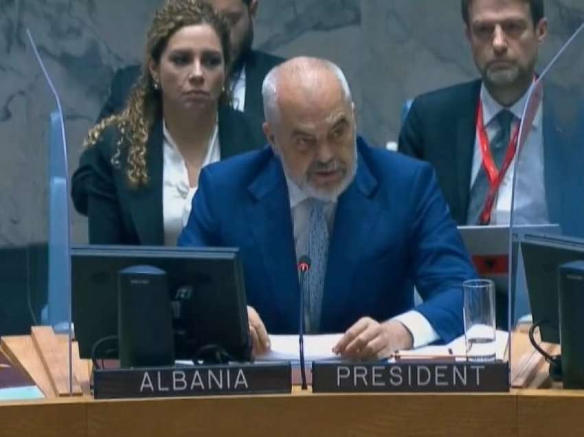 Edi Rama përmend Kosovën në OKB: 20 mijë gra u dhunuan mizorisht