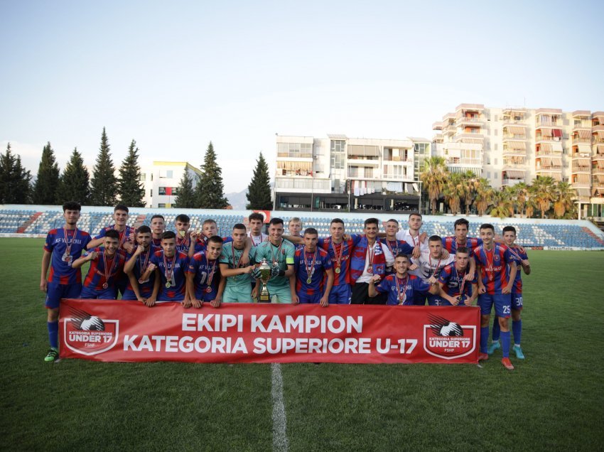 Vllaznia U-17 mund Shënkollin dhe shpallet kampione