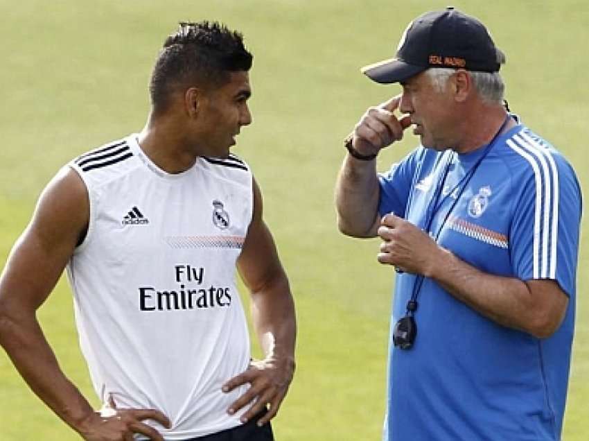 Casemiro përulet para Ancelottit