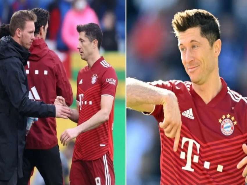 Nagelsmann i tregonte Lewandowskit ku të pozicionohej për harkime, reagimi i yllit polak ishte fantastik