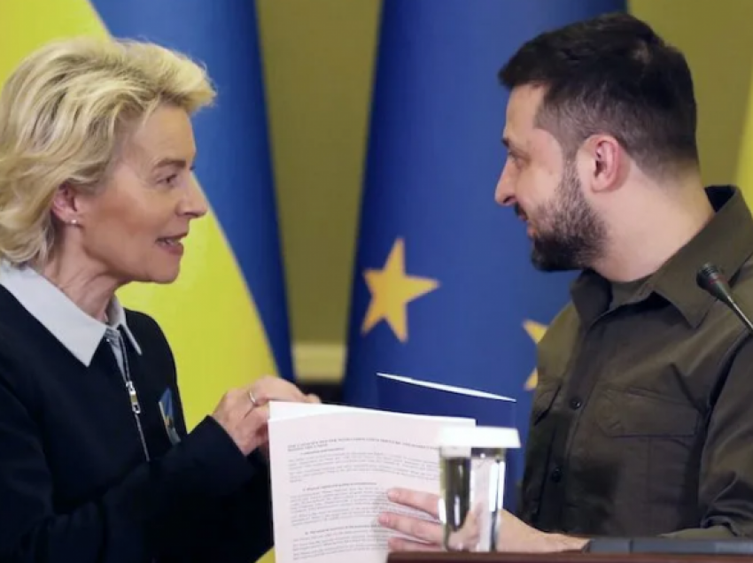 Von der Leyen: Në fund të javës tjetër vendoset nëse Ukraina i bashkohet BE-së