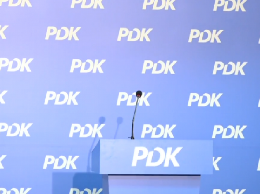 PDK thërret konferencë për medie