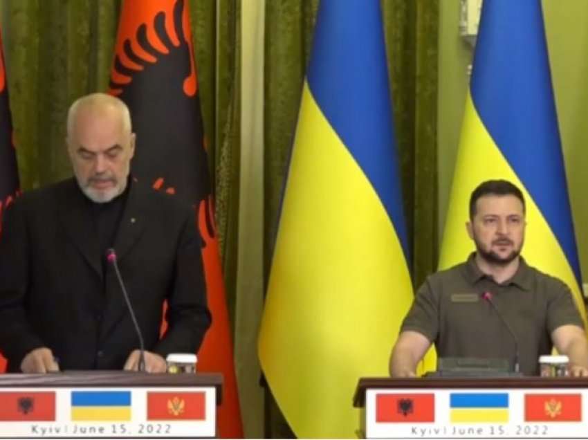 Edi Rama ia përmend Zelenskyt mos-njohjen e Kosovës nga Ukraina: Kosova ju mbështeti