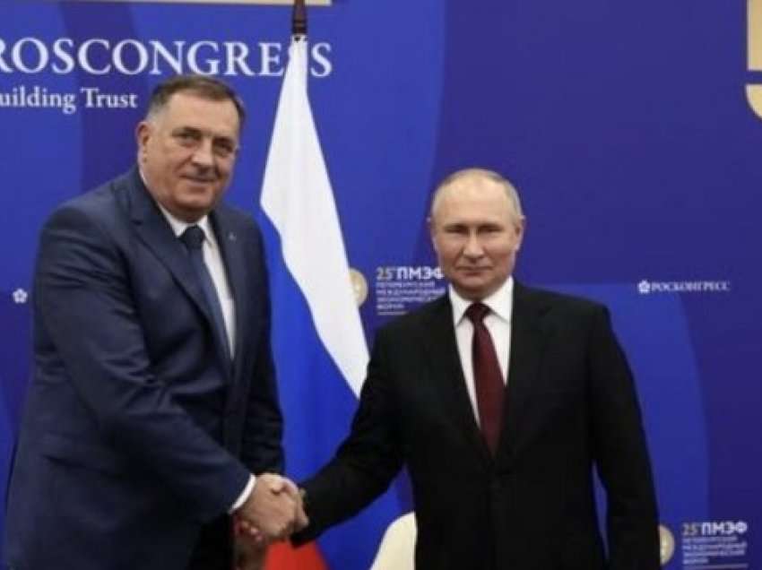 Dodik takohet me Putinin në Shën Petersburg