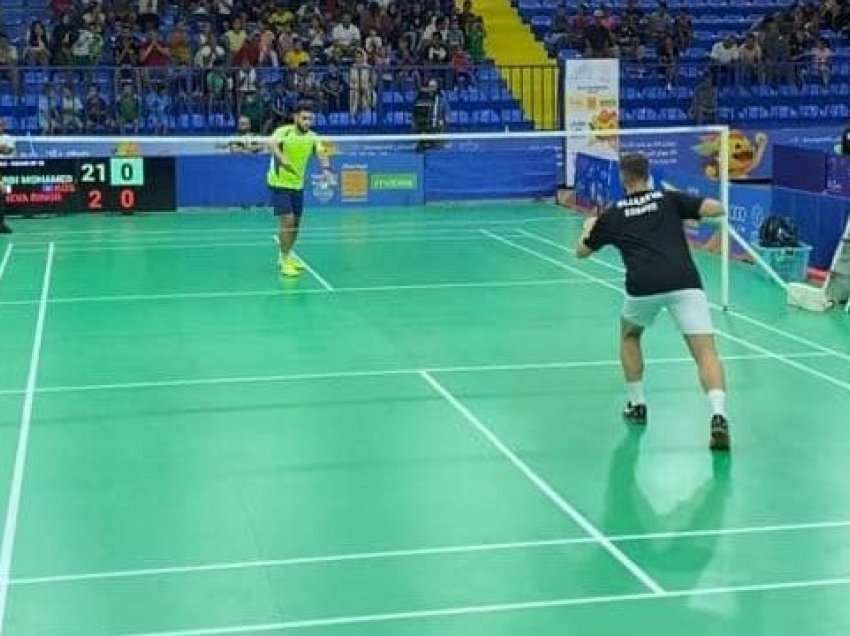 Gllareva mposhtet në garën e badmintonit dhe eliminohet nga Lojërat Mesdhetare