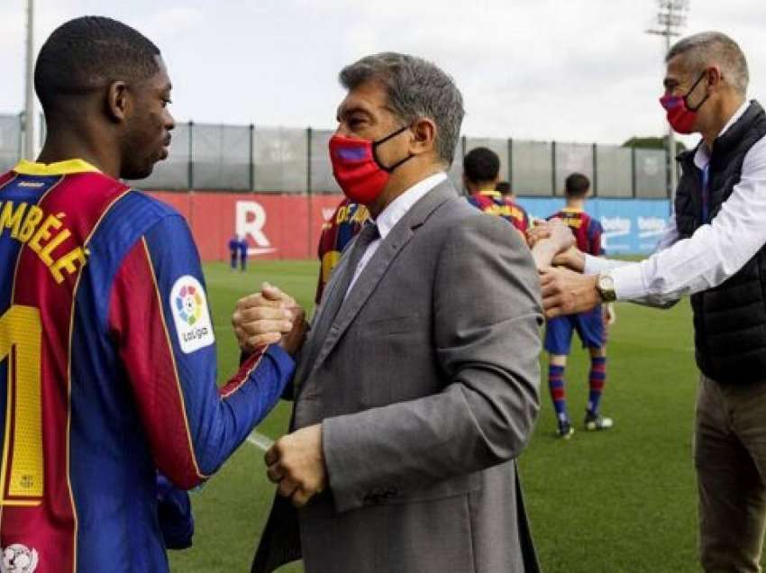 Laporta beson se Dembele do ta mendojë qëndrimin në Barcelonë