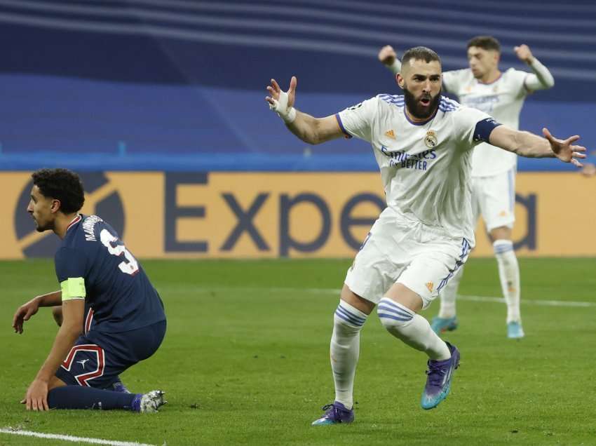 Benzema spektakolar, Reali përmbys PSG-në e Messit