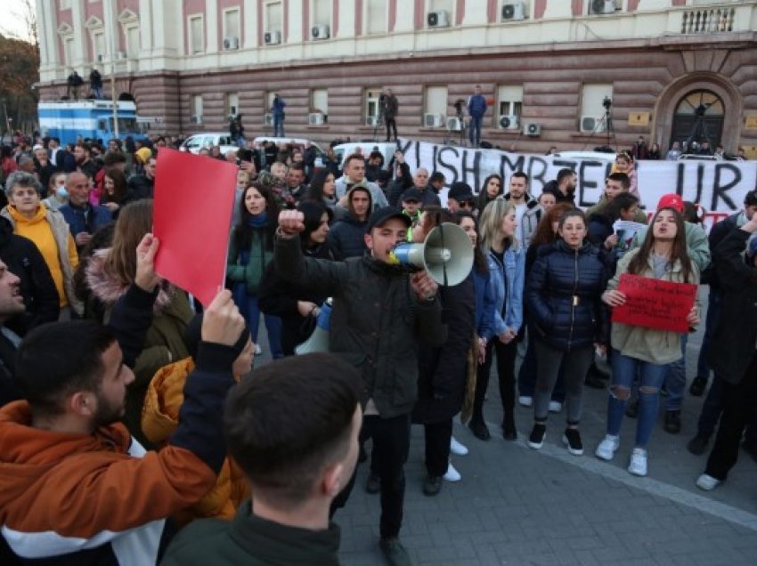 ​Dita e gjashtë e protestës kundër rritjes së çmimeve në Tiranë