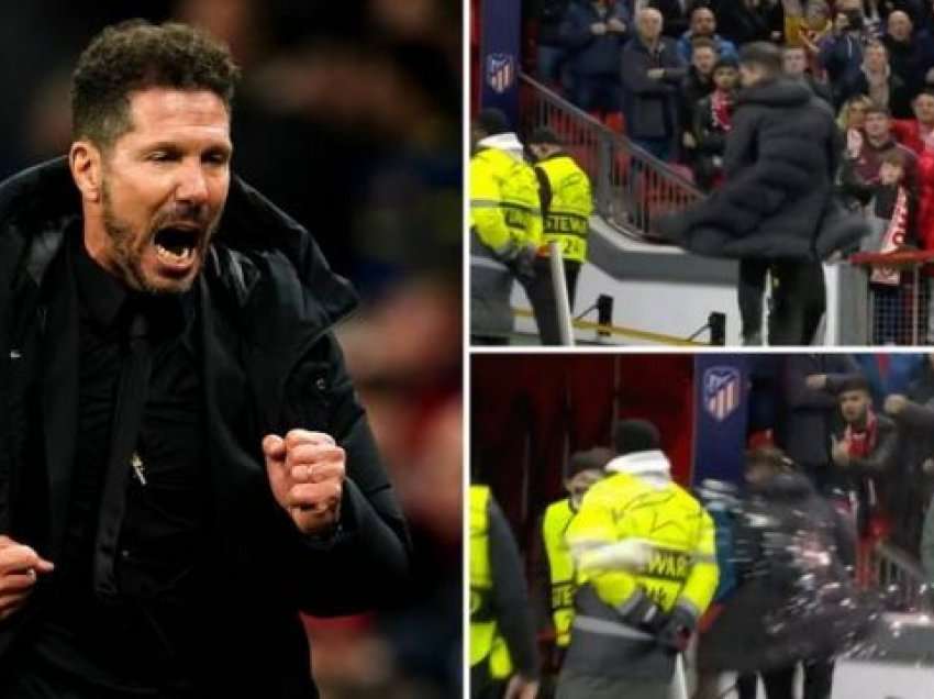 Simeone reagon pasi tifozët e gjuajtën me shishe plastike