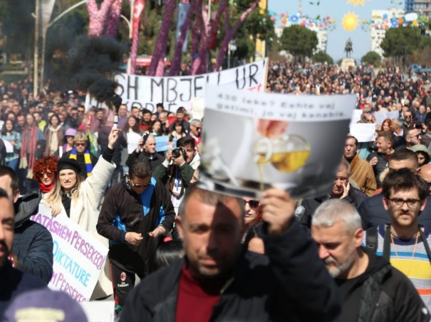 LIVE: Protesta kombëtare kundër rritjes së çmimeve 