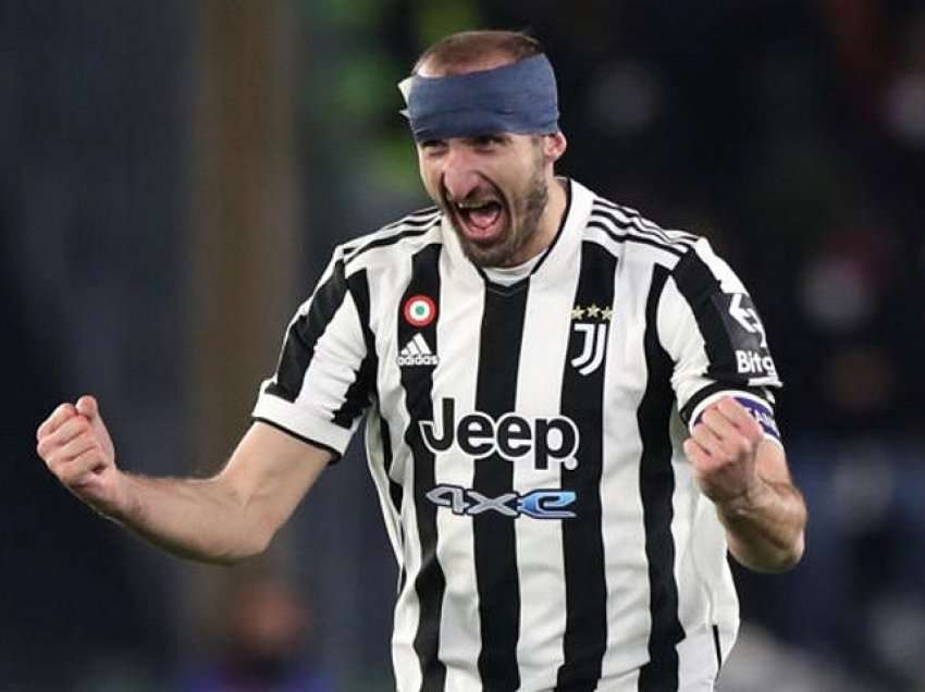 Chiellini futet në histori të Juventusit me paraqitjen e sotme ndaj Salernitanas