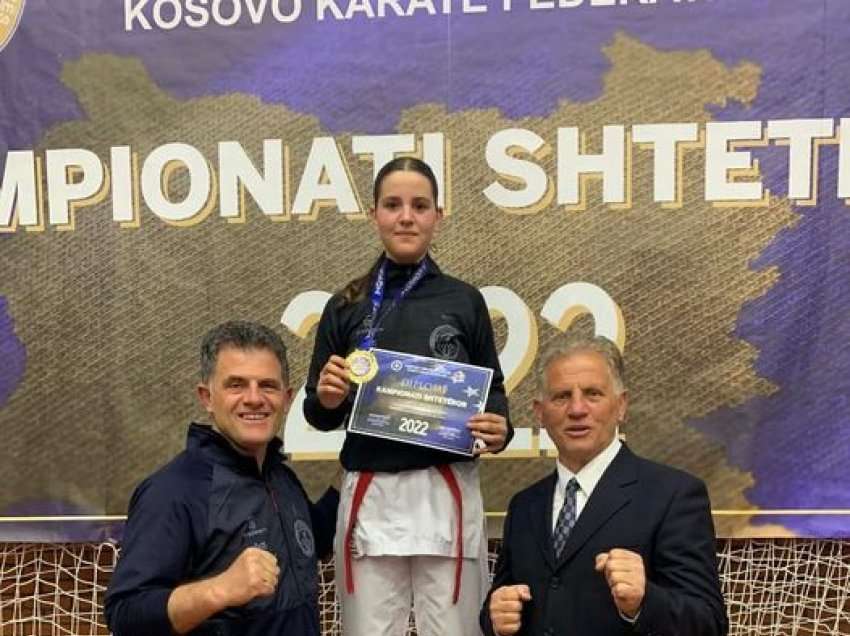 Diellza Mahalla, kampione e Kosovës për juniore