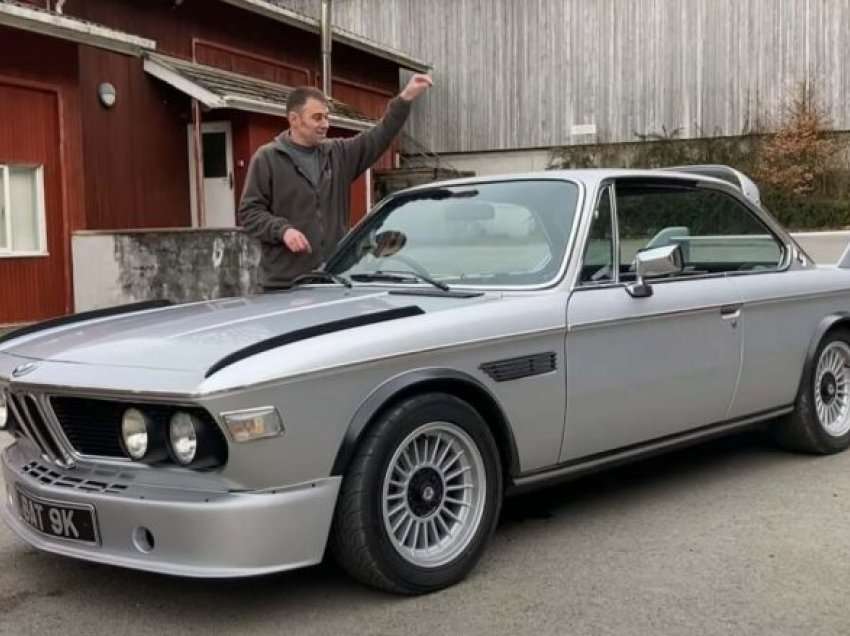 BMW E9 Coupe “rikthehet në jetë”, kësaj radhe me motor elektrik të Teslas që prodhon 450 kuaj-fuqi