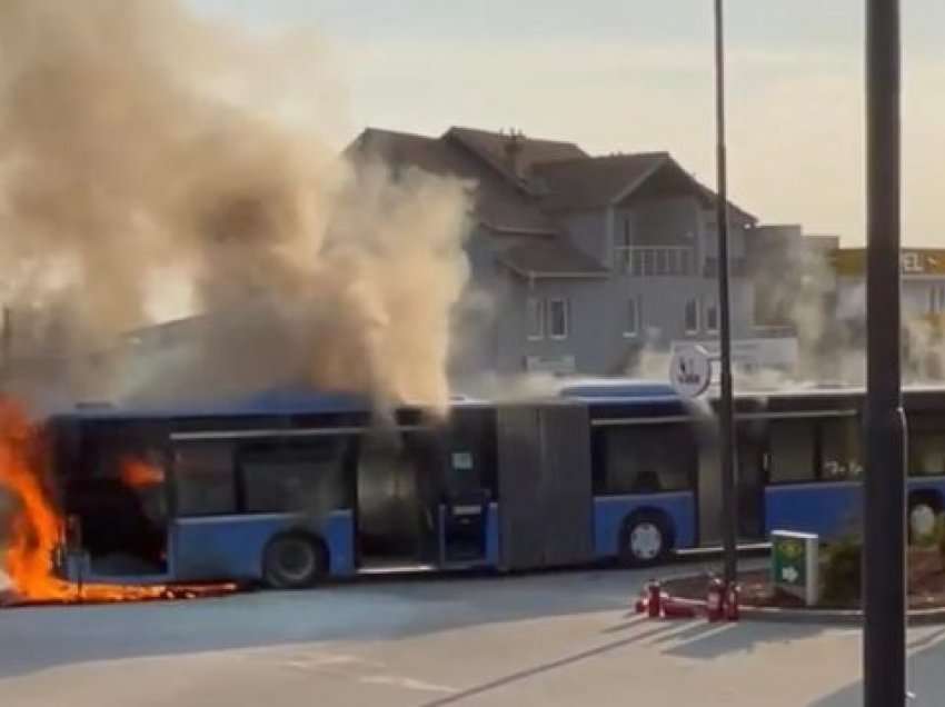 Nisin hetimet për rastin e djegies së autobusit në Prishtinë