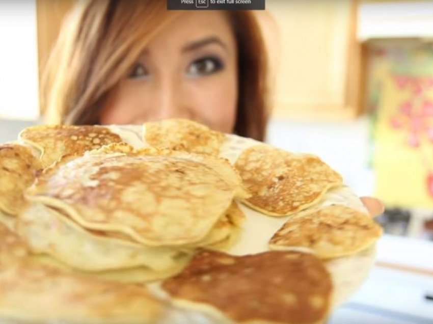 Palapeta të shëndetshme me banane dhe vezë, pa gluten