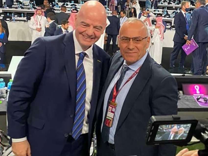 Ademi takohet me presidentin Infantino dhe sekretaren e përgjithshme Samoura 