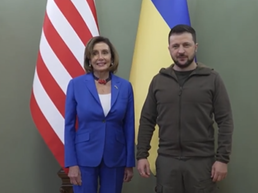 Zelensky u takua me kryetaren e Dhomës së Përfaqësuesve të SHBA-së, Nancy Pelosi