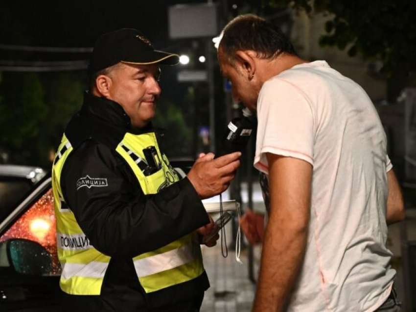 Gjobiten 91 vozitës në Shkup, 26 vozisnin në gjendje të dehur