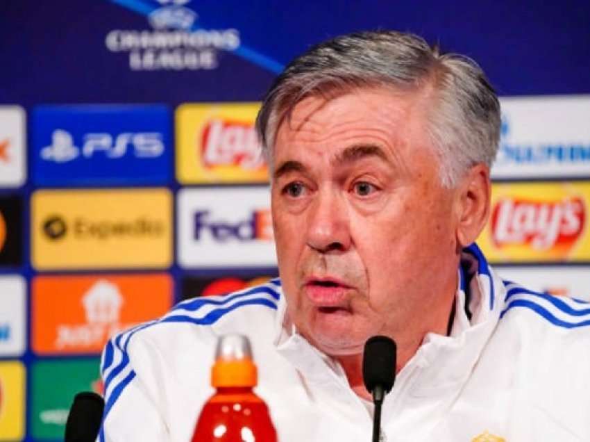 ​Në prag të sfidës me Cityn, Ancelotti jep lajmin jo të mirë për tifozët e Realit