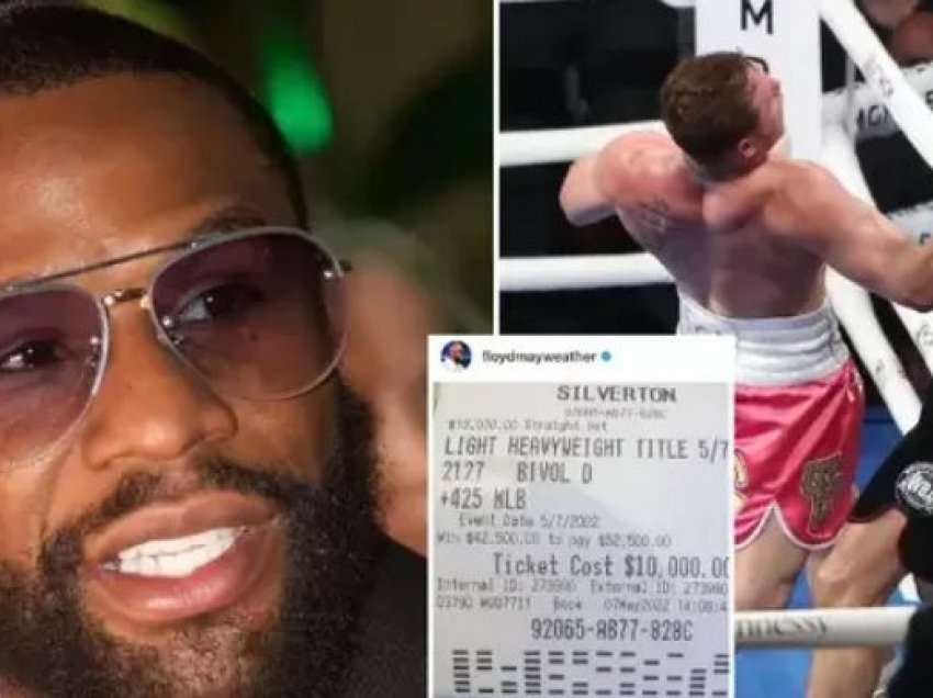 Mayweather parashikon humbjen e Canelo-s dhe fiton shumën e majme