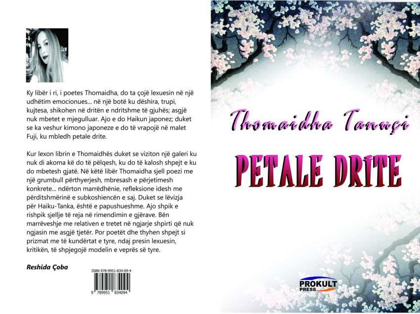 Vështrim për librin poetik “petale drite“ të Thomaidha Tanuçit