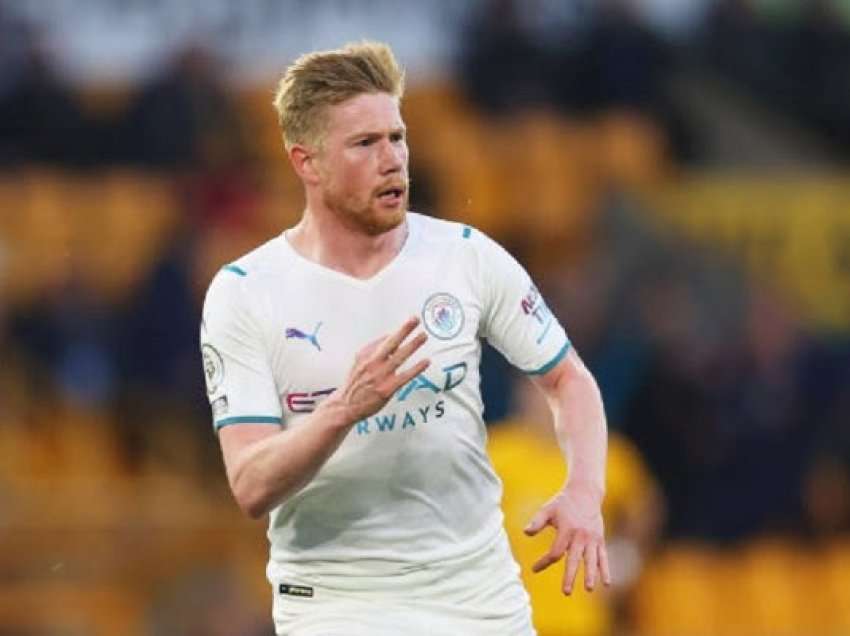 ​De Bruyne realizon tre gola ndaj Wolves në pjesën e parë