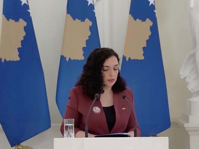 Vjosa Osmani rrëfen tmerret e luftës në Kosovë – presidenti lituanez i jep mbështetje për anëtarësimin në Këshillin e Evropës