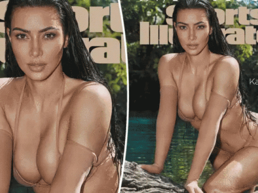 Kim Kardashian bën debutimin në kopertinën e revistës “Sports Illustrated” – shfaq linjat në disa poza atraktive