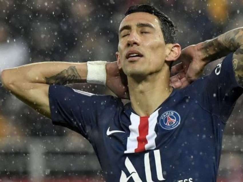 Di Maria përshëndetet me lojtarët e PSG-së