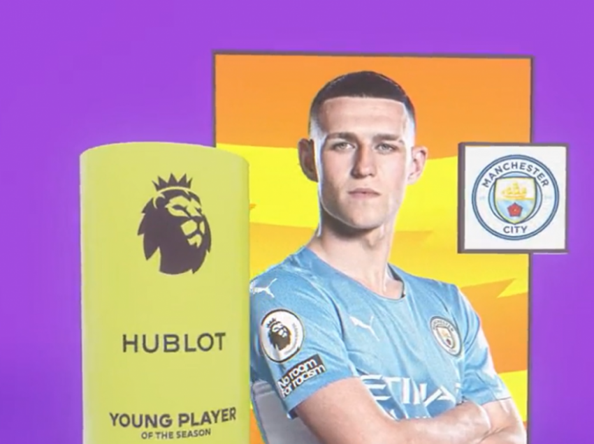 Foden zgjidhet lojtari më i mirë i ri në Premier League