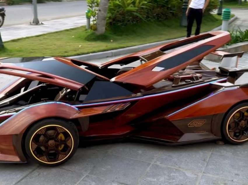 Lamborghini Vision GT e bërë nga druri – një nga më mbresëlënësit që kemi parë