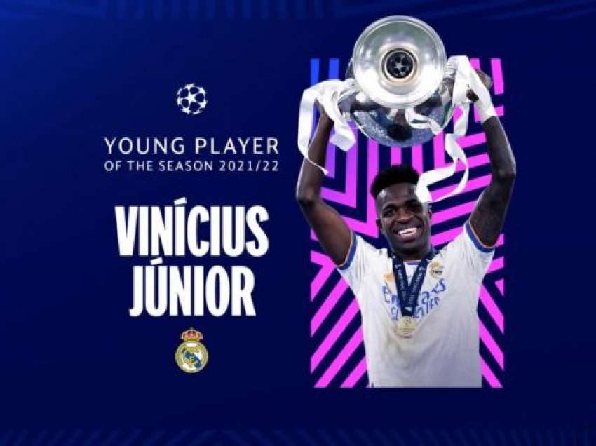 Vinicius Junior, lojtari më i mirë i ri i sezonit në Champions