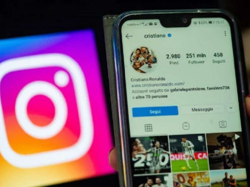 Instagrami e zgjidh problemin, Ronaldos i kthehen ndjekësit