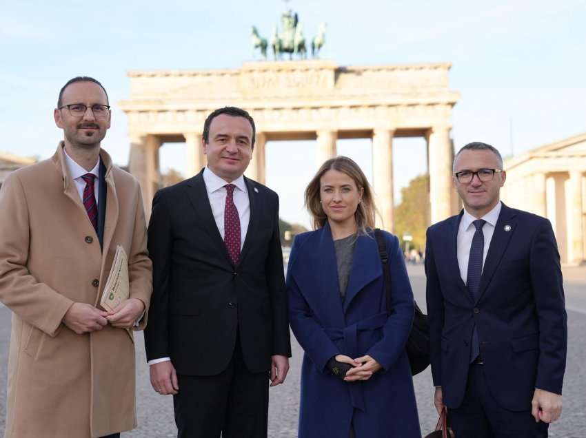 Ajeti shfaqet në mes të Berlinit krah kryeministrit Kurti, ka një mesazh 