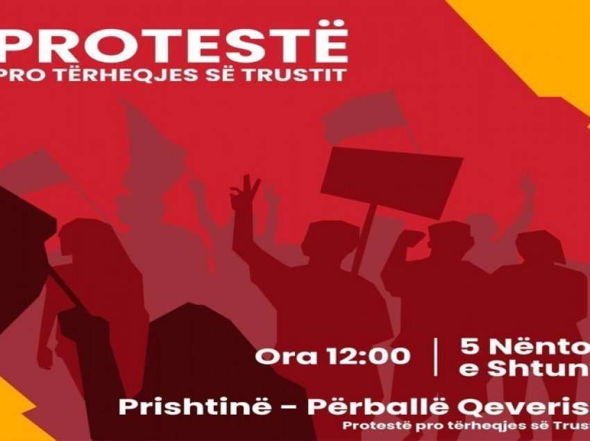 Mbahet protestë me kërkesën për tëheqjen e mjeteve të TRUST-it