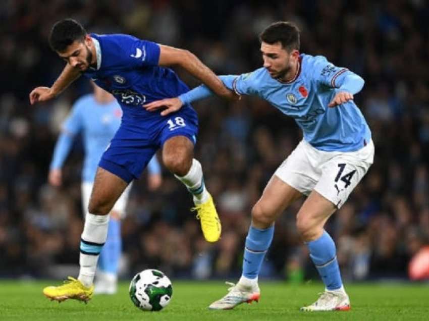 ​S’ka gola në pjesën e parë të derbit Man.City-Chelsea