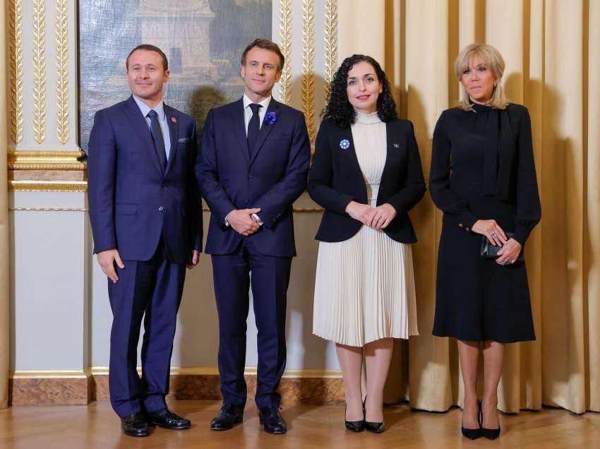 Vjosa dhe Prindoni priten në një darkë nga Macron dhe zonja e tij