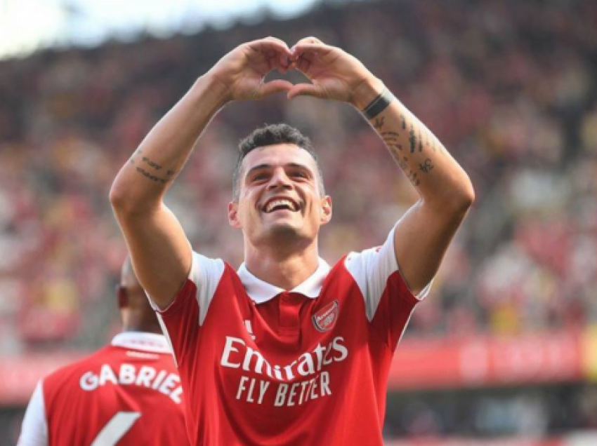 Xhaka u bë vetëm lojtari i 17-të i Arsenalit: Dyqind ndeshje 