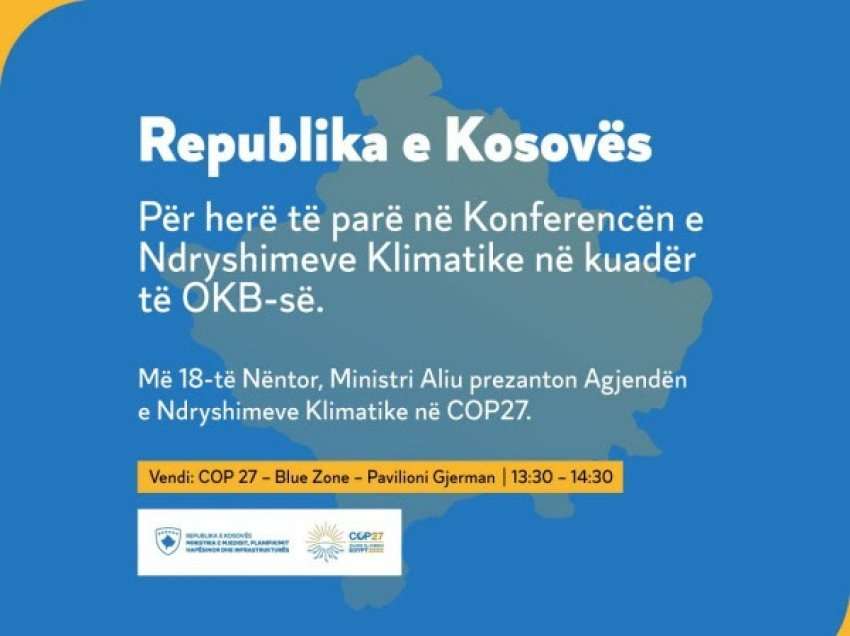 ​Kosova për herë të parë në Konferencën për Ndryshime Klimatike të OKB-së