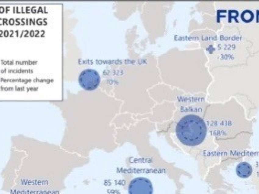 Ballkani Perëndimor mbetet korridori më i ‘nxehtë’ për kalimin e migrantëve të paligjshëm