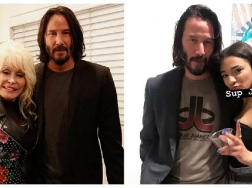 Keanu Reeves pozon me femra në mënyrë specifike dhe për këtë vlerësohet shumë