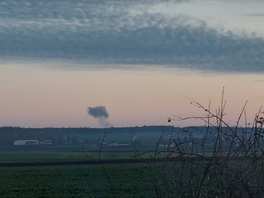 Del fotografia e parë pak sekonda pasi raketa ra mbi Poloni