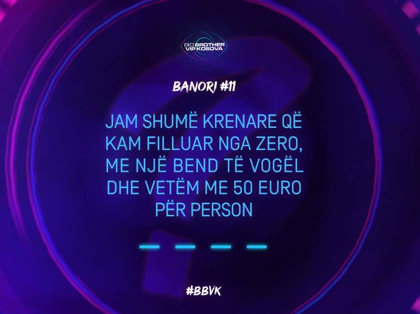 Banorja e 11-të e BBVK ndihet krenare për nisjen e karrierës “nga zero” 