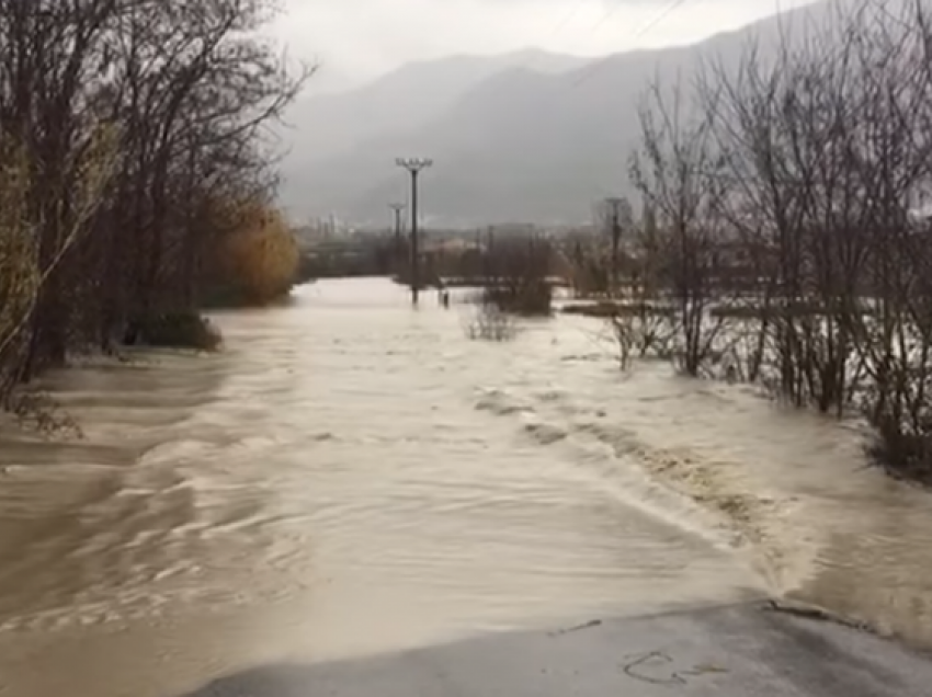 Stuhi e reshje shiu! Dalin nga shtrati lumi Gjadër dhe disa përrenj, përmbytje në këto zona