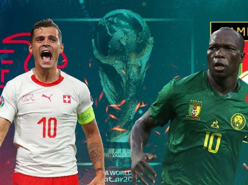 Formacionet e mundshme të duelit Zvicër-Kamerun