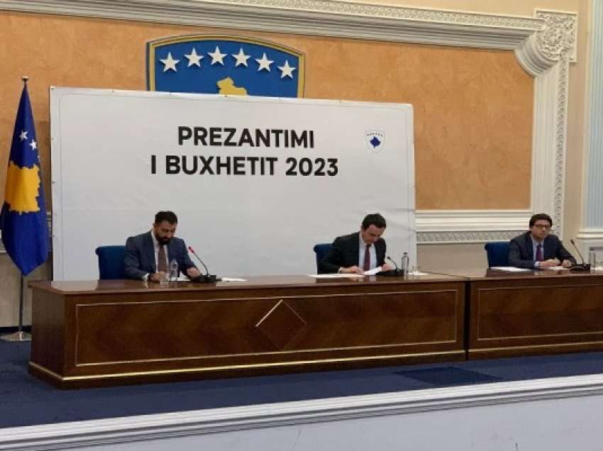 Kurti prezanton buxhetin për vitin 2023 para prishtinasve