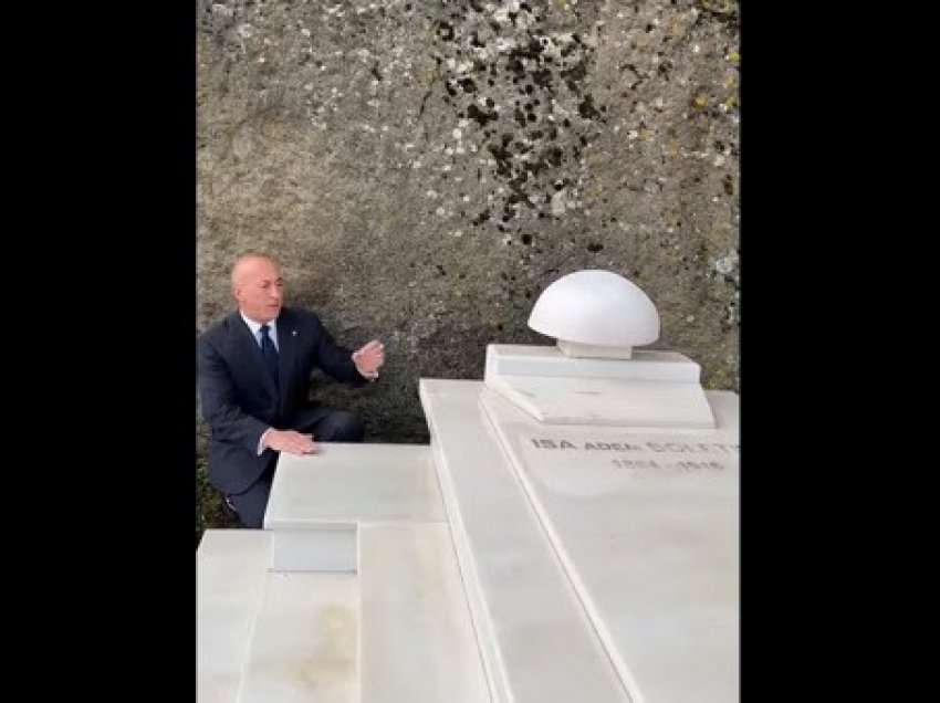 ​Haradinaj nis ditën në veri të Mitrovicës te varri i Isa Boletinit