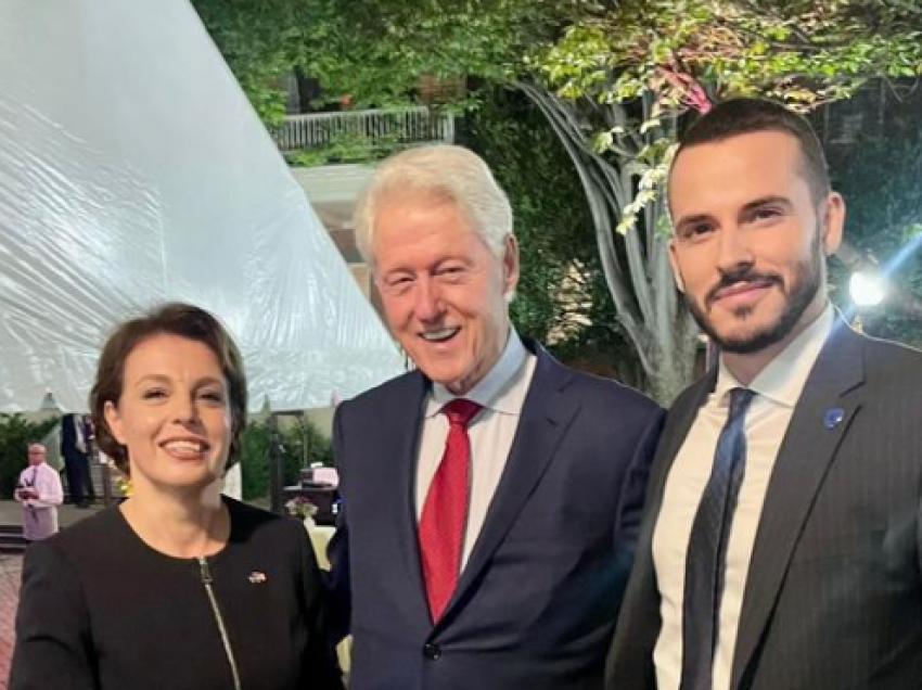 Gërvalla takohet me Bill Clintonin