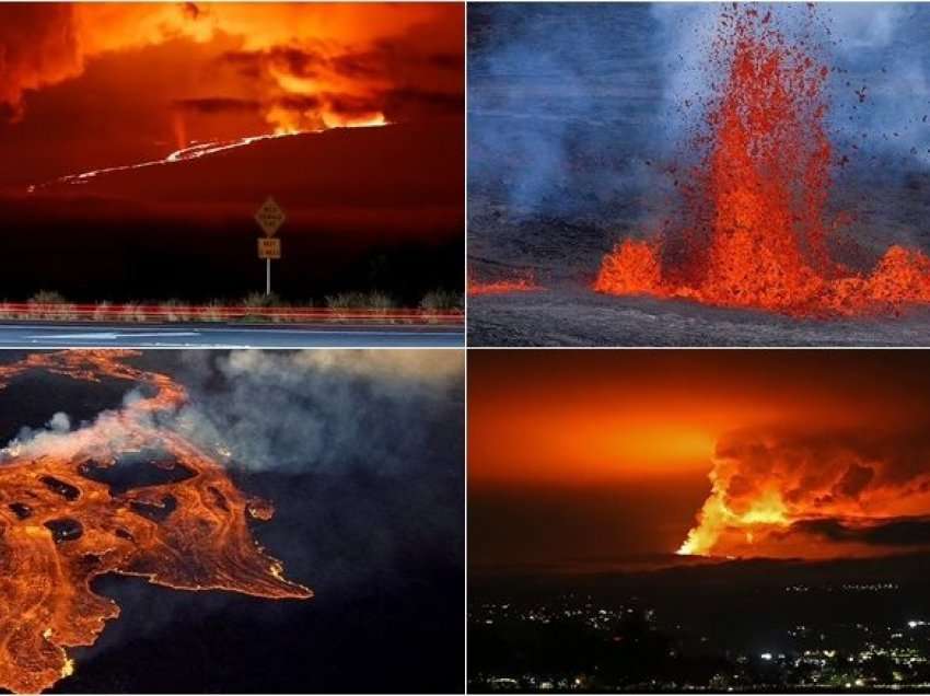 Shpërthimi i vullkanit më të madh aktiv në botë, lava e zjarrtë ‘spërkat’ deri në 60 metra lartësi – paralajmërime se mund të ndodhë ‘më e keqja’