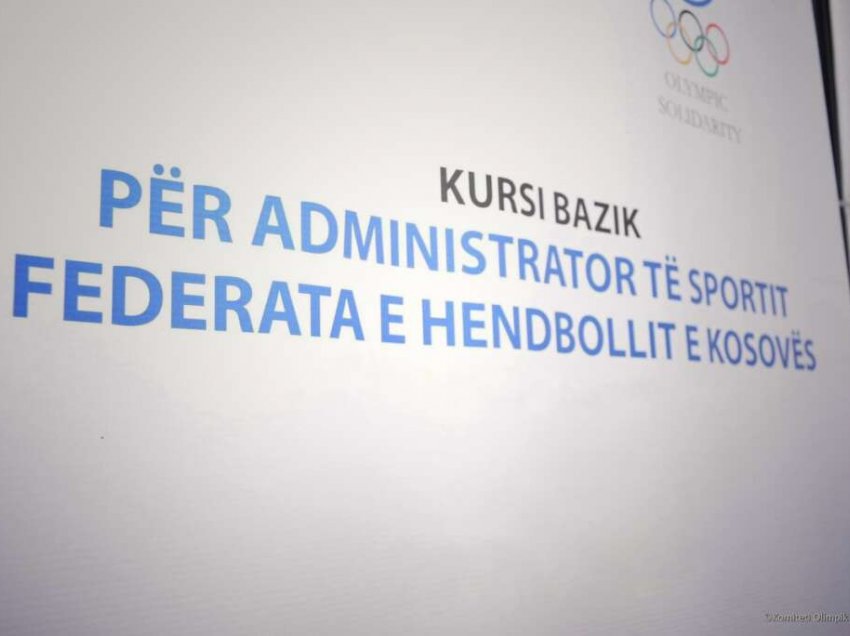 Në fundjavë kursi për administratorë sportivë